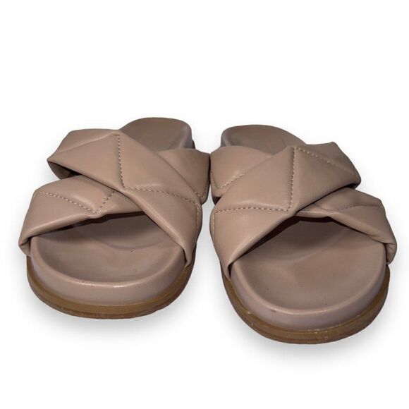 Shu Shop DeeDee Slide Sandals Taupe (Beige) Women's 8-8.5 - Picture 3 of 9